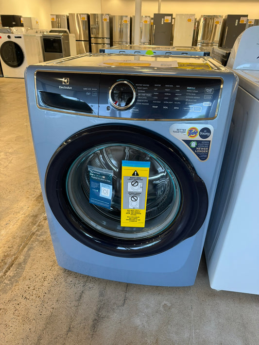 NEW GLACIER BLUE ELECTROLUX FRONT LOAD WASHER MODEL: ELFW7437AG WAS10103R