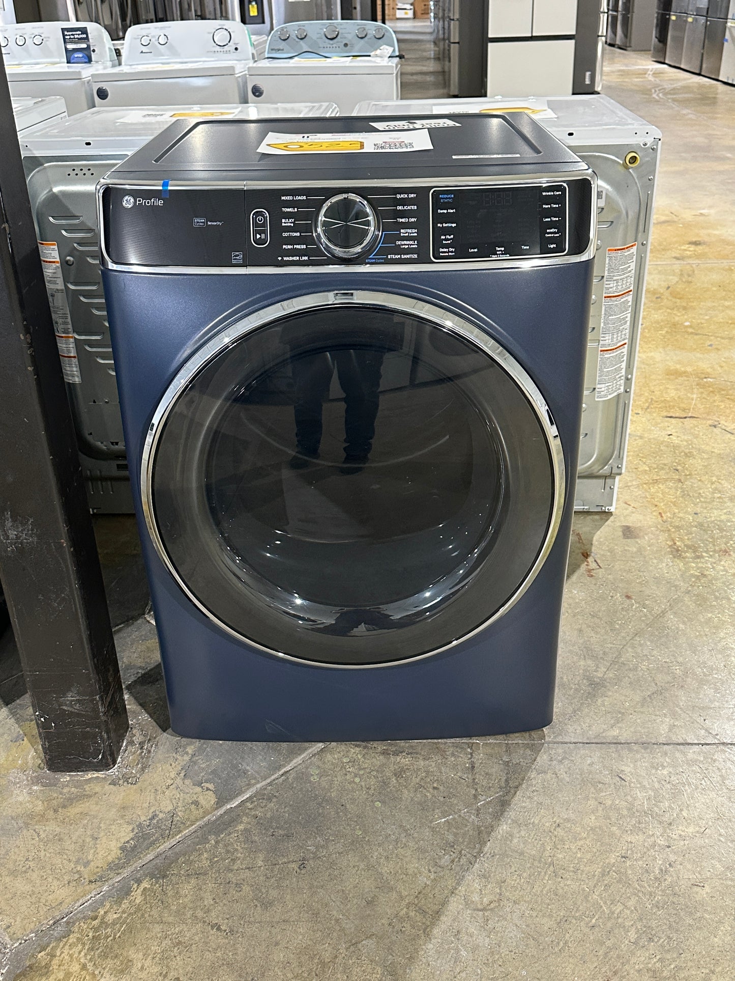 GREAT PRICE! GE Profile 7.8 Cu Ft Smart Dryer MODEL: PFD87ESPVRS DRY13039S