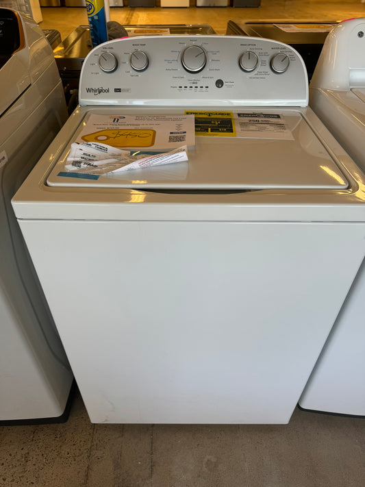 NEW WHIRLPOOL WASHER with REMOVABLE AGITATOR MODEL: WTW4957PW WAS10115R