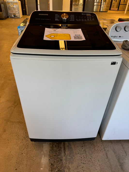 BRAND NEW SAMSUNG SMART TOP LOAD WASHER with AUTO DISPENSE MODEL: WA55CG7500AE WAS10116R