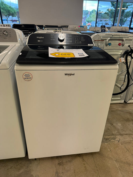 NEW WHIRLPOOL TOP LOAD WASHER with REMOVABLE AGITATOR MODEL: WTW6157PW WAS10133R