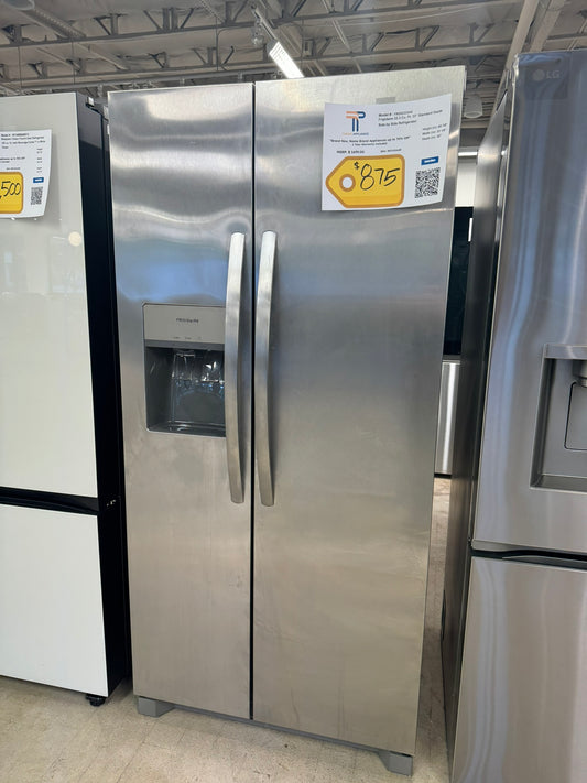 BRAND NEW FRIGIDAIRE SIDE-BY-SIDE REFRIGERATOR MODEL: FRSS2323AS REF10166R