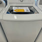 TOP LOAD LG WASHER WITH SLAMPROOF GLASS LID MODEL: WT6100CW WAS10148R