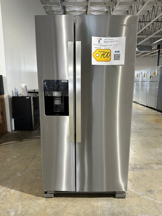 NEW! Whirlpool 33-inch Wide Side-by-Side Refrigerator MODEL: WRS321SDHZ REF13833S