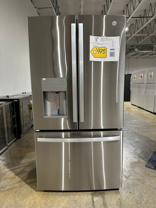 GREAT NEW GE FRENCH DOOR REFRIGERATOR MODEL: GFE26JYMFS REF13803S