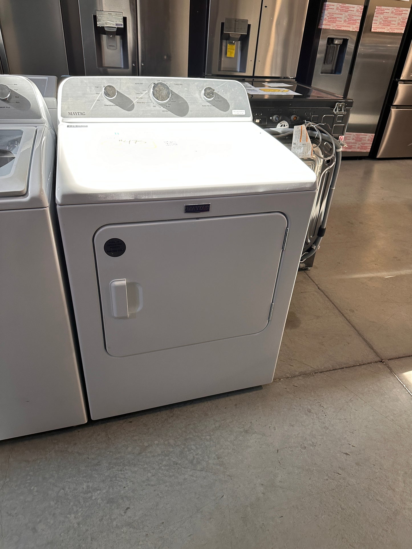 GREAT NEW MAYTAG ELECTRIC DRYER MODEL: MED4500MW DRY12715