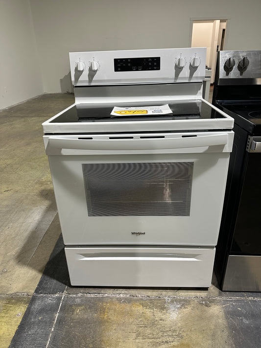 NEW! Whirlpool 30 inch Electric Freestanding Range MODEL: WFES3330RW RAG11652S