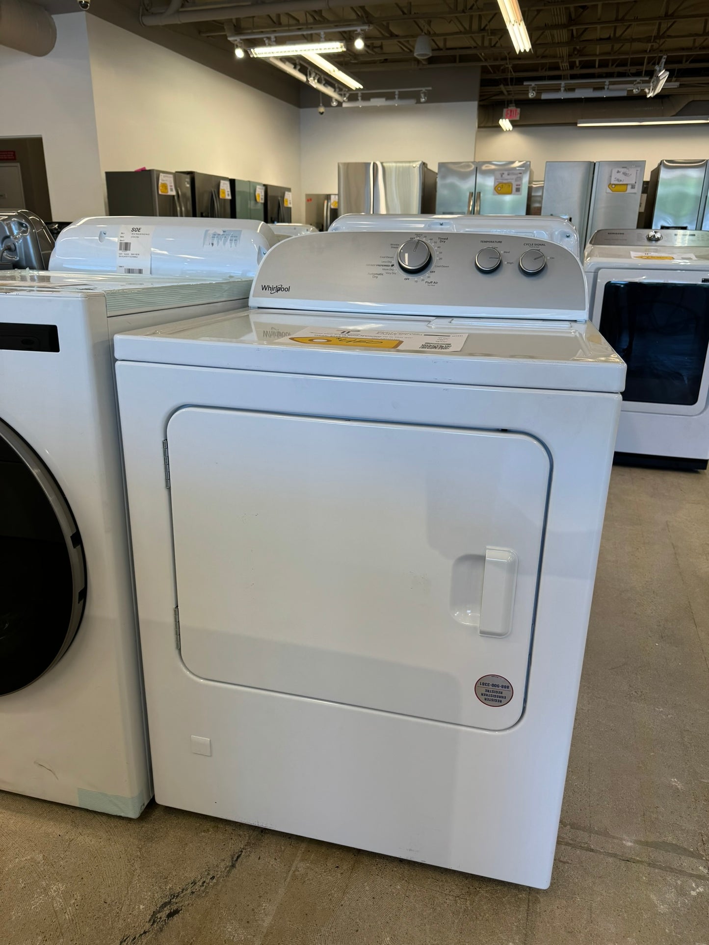 GREAT NEW WHIRLPOOL GAS DRYER MODEL: WGD4815EW DRY10148R