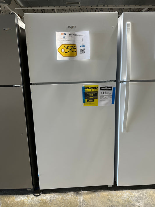 GREAT FOR GARAGE! Frigidaire 18.3 Cu. Ft. Top Freezer Refrigerator MODEL: FFTR1814WW REF13856S