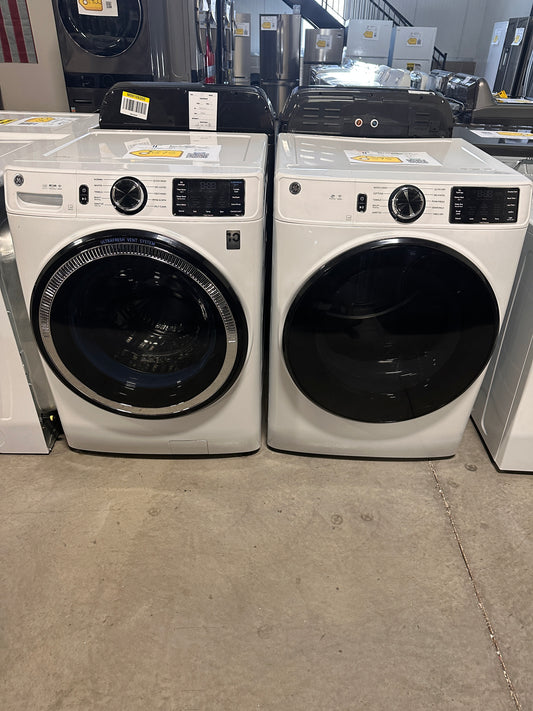 GREAT NEW GE STACKABLE SMART WASHER GAS DRYER LAUNDRY SET WAS13446 DRY12722