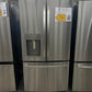 GREAT NEW GE FRENCH DOOR 27.7 CU FT REFRIGERATOR MODEL: GFE28GYNFS REF10156R