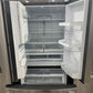 GREAT NEW GE FRENCH DOOR 27.7 CU FT REFRIGERATOR MODEL: GFE28GYNFS REF10156R