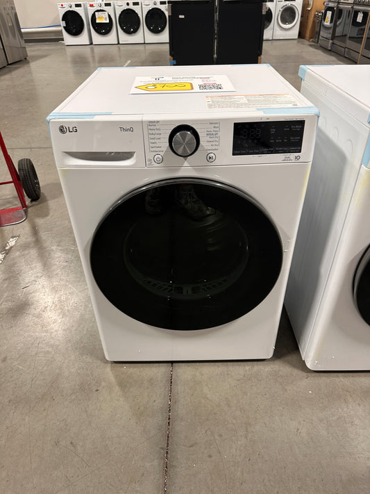 GORGEOUS NEW LG STACKABLE SMART ELECTRIC DRYER MODEL: DLHC1455W DRY12707