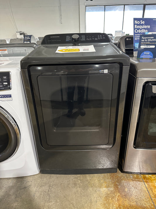 NEW! Samsung 7.4 cu. ft. Smart Electric Dryer with Steam Sanitize+ MODEL: DVE55CG7100V DRY13075S