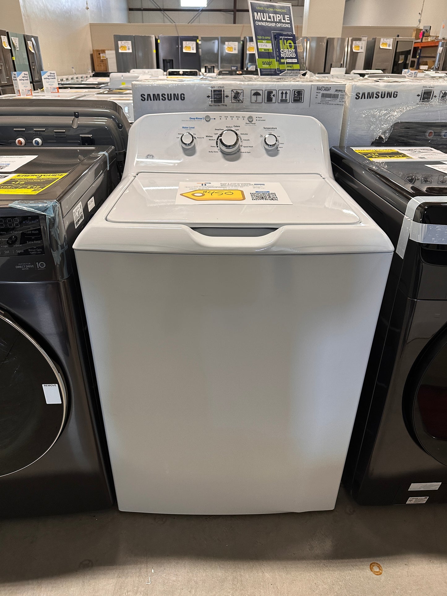 GREAT NEW GE TOP LOAD WASHER MODEL: GTW325ASWWW WAS13468