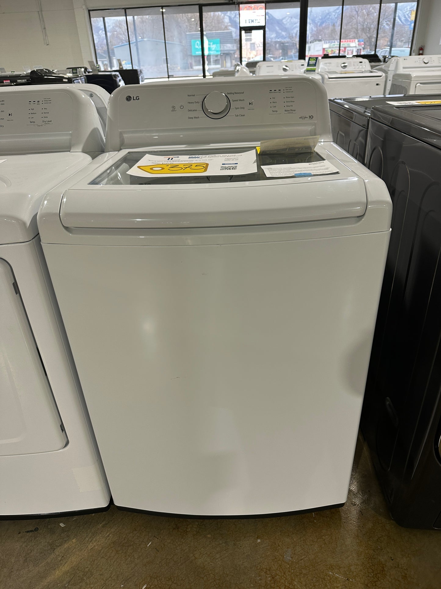 LOWEST PRICE! LG - Top Load Washer with TurboDrum Technology - MODEL: WT6105CW WAS12466S