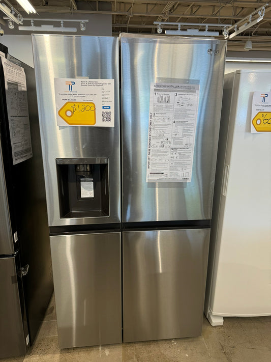 NEW SIDE-BY-SIDE LG REFRIGERATOR with SPACEPLUS ICE MODEL: LRSXS2706S REF10211R