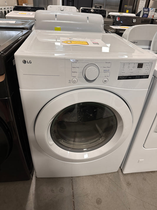 NEW LG ELECTRIC DRYER with FLOWSENSE MODEL: DLE3400W DRY12734