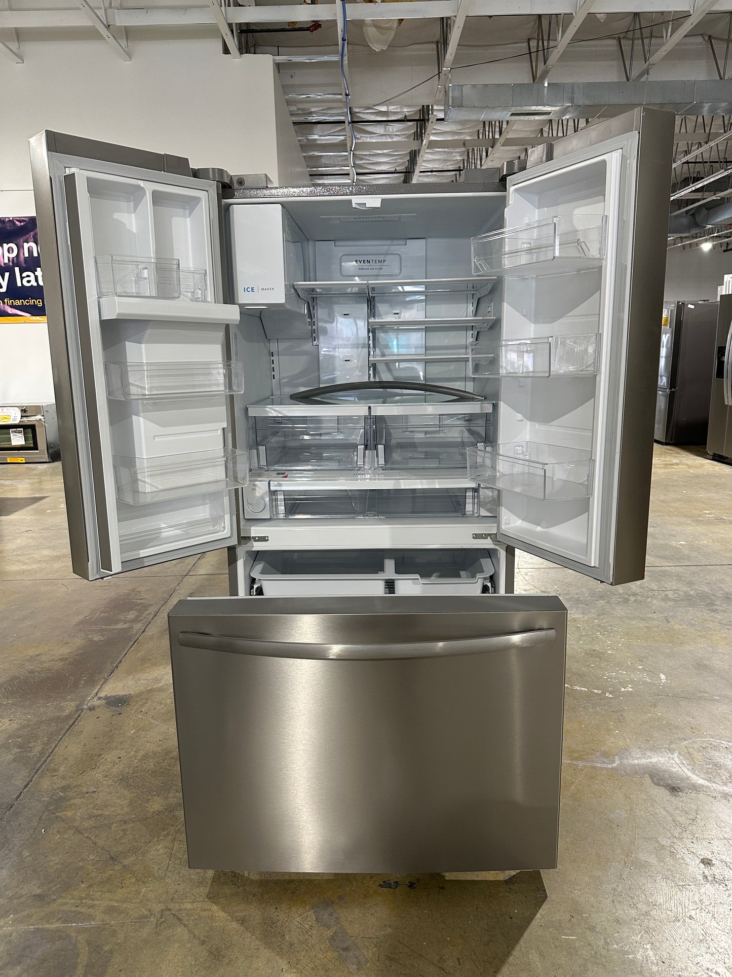 NEW! Frigidaire - 27.8 Cu. Ft. French Door Refrigerator - MODEL: FRFS282LAF REF13855S