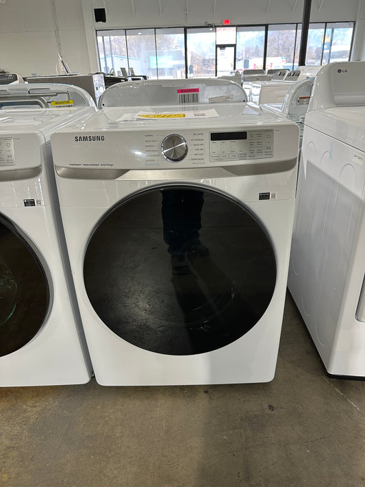 Samsung - Stackable Smart Electric Dryer with Steam Sanitize+ - MODEL: DVE45B6300W DRY13094S