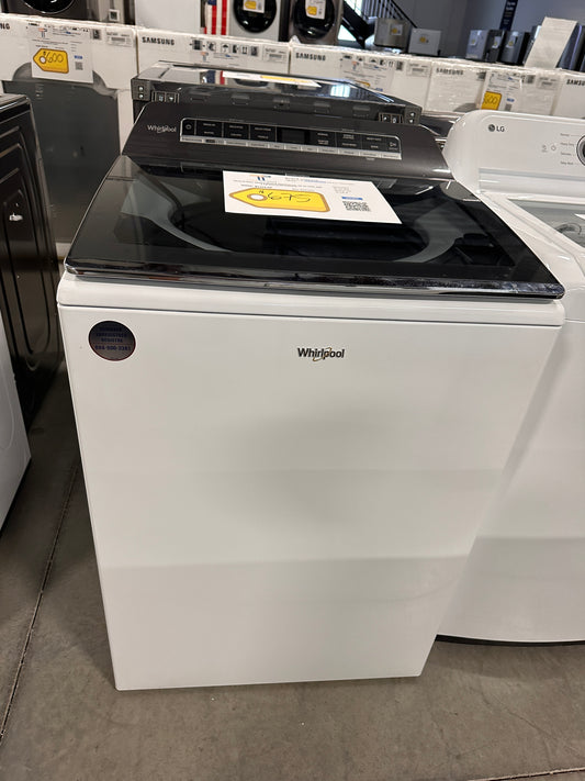 GREAT NEW WHIRLPOOL WASHER with REMOVABLE AGITATOR MODEL: WTW8127LW WAS13471
