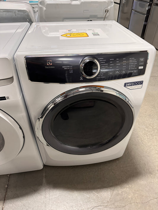 Electrolux - 8.0 Cu. Ft. Stackable Gas Dryer with Steam MODEL: ELFG7637AW  DRY12743