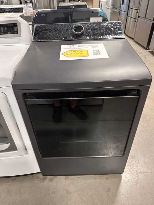 LG - 7.3 Cu. Ft. Smart Gas Dryer with Steam and EasyLoad Door - Matte Black  MODEL: DLGX8601BE  DRY12745