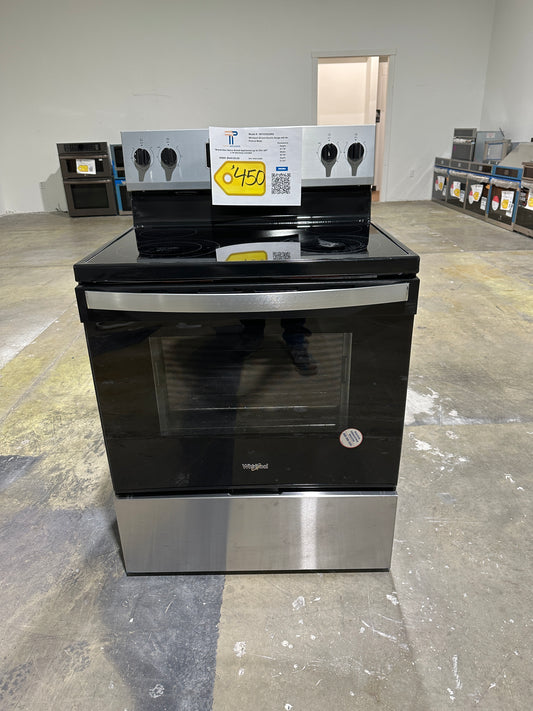 GREAT NEW WHIRLPOOL ELECTRIC RANGE with COOKTOP FLEXIBILITY MODEL: WFES3030RS RAG11686S