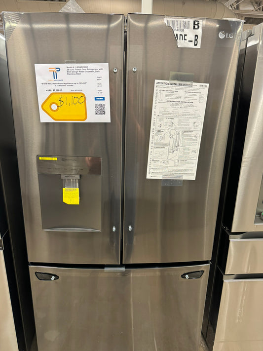 GREAT NEW LG 29 CU FT SMART REFRIGERATOR MODEL: LRFWS2906D REF10239R