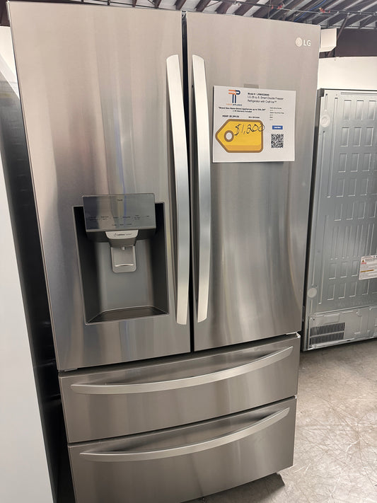 French Door Smart Refrigerator with Full-Convert Drawer - MODEL: LRMXS2806S  REF13424