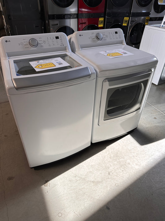 GREAT NEW TOP LOAD WASHER and ELECTRIC DRYER LAUNDRY SET WAS13496 DRY12748