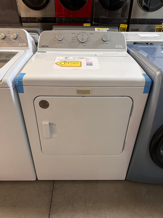 Maytag - 7.0 Cu. Ft. Electric Dryer with Wrinkle Prevent - White MODEL: MED4500MW DRY12760