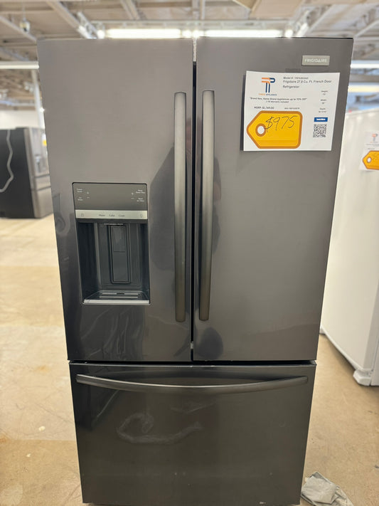 GREAT NEW BLACK STAINLESS STEEL FRENCH DOOR REFRIGERATOR MODEL: FRFS2823AD REF10257R