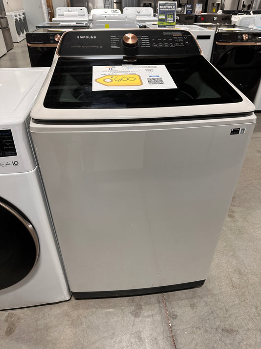 GREAT NEW SAMSUNG TOP LOAD SMART WASHER MODEL: WA55CG7500AE WAS13510