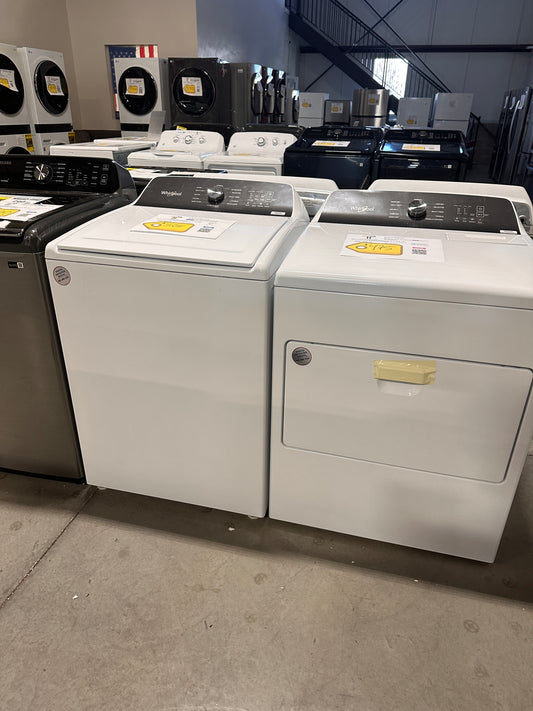 GREAT NEW WHIRLPOOL LAUNDRY SET TOP LOAD WASHER ELECTRIC DRYER WAS13472 DRY12757