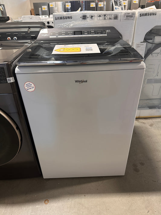 GORGEOUS NEW WHIRLPOOL SMART TOP LOAD WASHER MODEL: WTW8127LW WAS13506