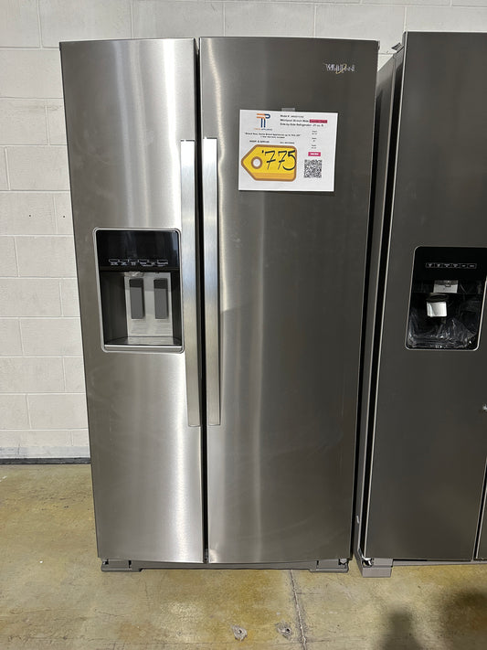 GREAT NEW WHIRLPOOL COUNTER DEPTH REFRIGERATOR REFRIGERATOR MODEL: WRS571CIHZ  REF13904S