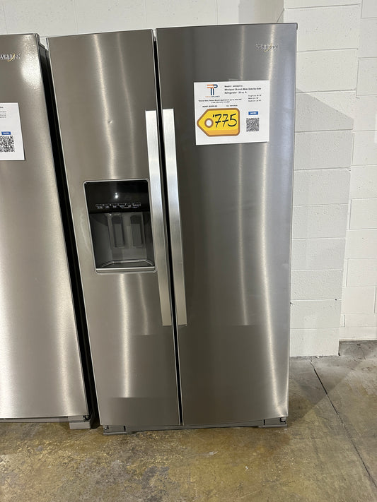 GORGEOUS NEW WHIRLPOOL SIDE-BY-SIDE REFRIGERATOR MODEL: WRS588FIHZ  REF13905S
