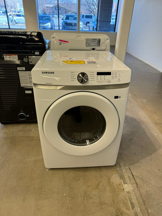 NEW! Samsung 7.5 Cu. ft. Electric Dryer with Sensor Dry  MODEL: DVE45T6000W  DRY10212R