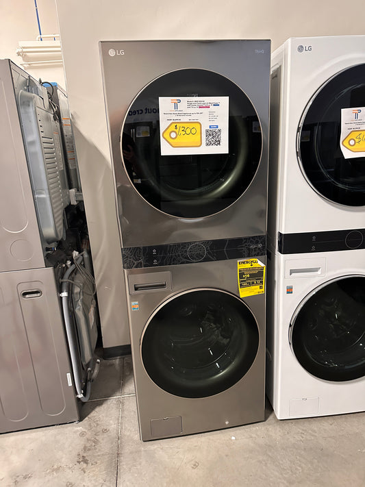 GORGEOUS NEW LG STACKED LAUNDRY SET WASHTOWER MODEL: WKE100HVA WAS13441