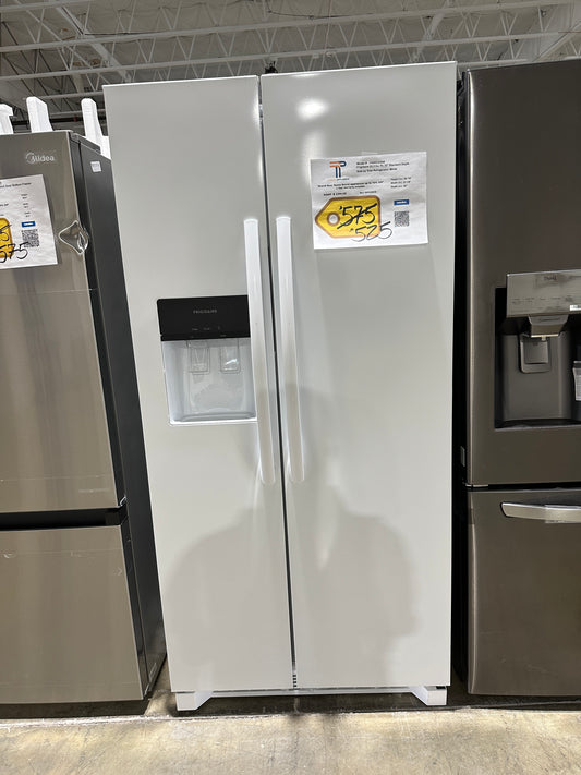 GREAT NEW FRIGIDAIRE SIDE-BY-SIDE REFRIGERATOR MODEL: FRSS2323AW  REF13903S