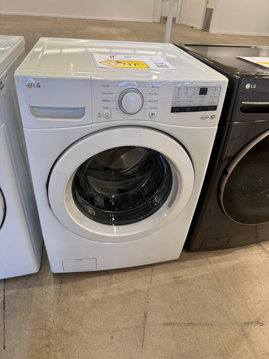 NEW! LG 4.5 Cu. Ft. White Front Load Washer  MODEL: WM3400CW  WAS10230R