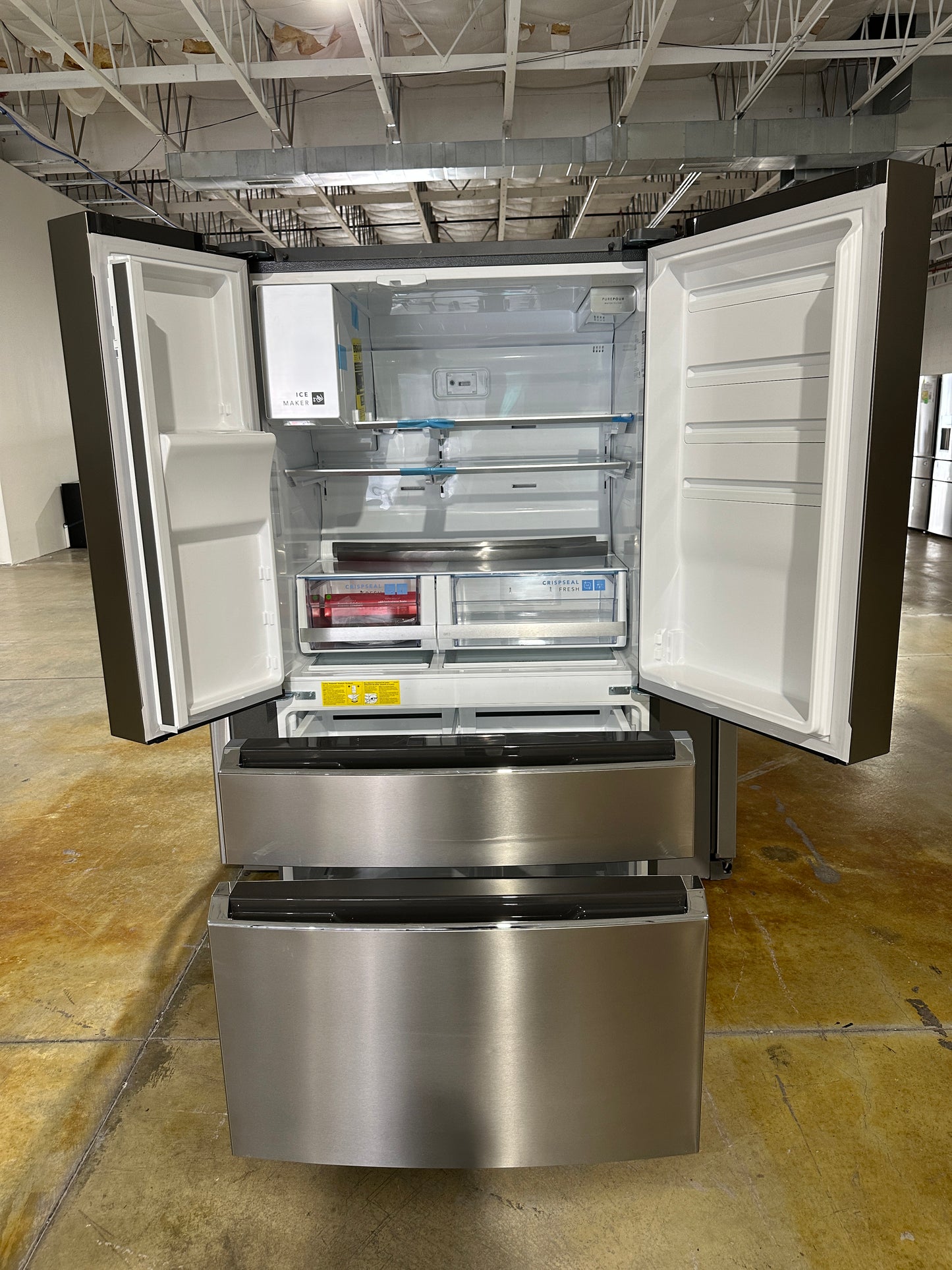 NEW! Frigidaire Gallery 21.5 Cu. Ft. Counter-Depth 4-Door French Door Refrigerator  MODEL: GRMC2273CF  REF13886S