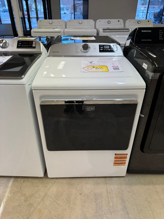 LOW PRICE! Maytag 7.4 Cu. Ft Top Load Electric Dryer  MODEL: MED6230HW  DRY10218R