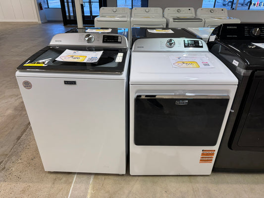 NEW MAYTAG TOP LOAD WASHER ELECTRIC DRYER LAUNDRY SET WAS10267R DRY10218R