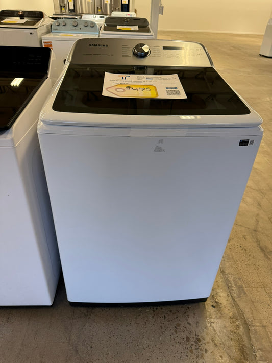 NEW SAMSUNG TOP LOAD WASHER WITH SUPER SPEED WASH MODEL: WA52DG5500AW  WAS10247R