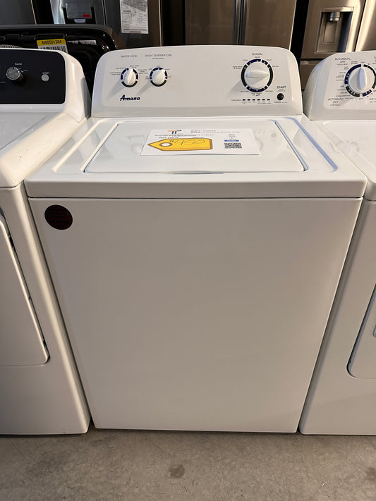 NEW AMANA TOP LOAD WASHER with AGITATOR MODEL: NTW4516FW WAS13527