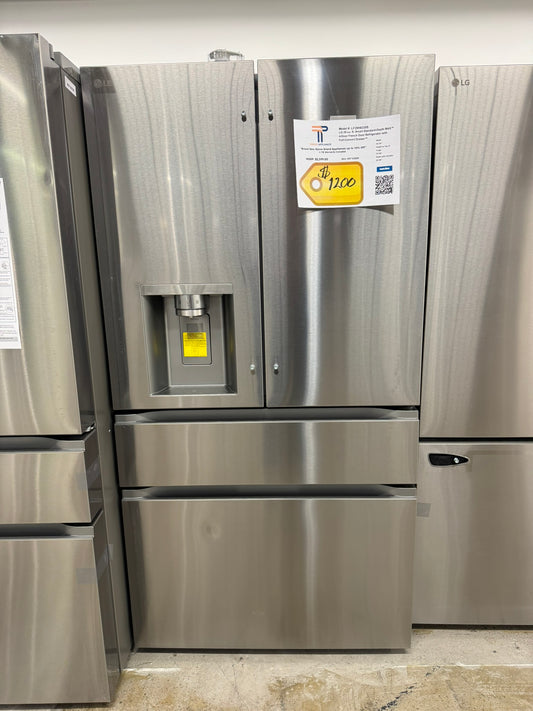 NEW STANDARD DEPTH MAX LG FRENCH DOOR SMART REFRIGERATOR MODEL: LF29H8330S  REF10288R