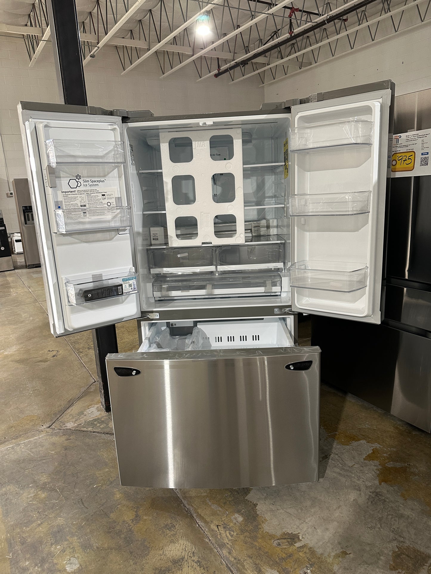 GORGEOUS NEW STAINLESS STEEL FRENCH DOOR REFRIGERATOR MODEL: LHFS28XBS REF13634S