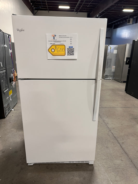 GREAT NEW WHIRLPOOL TOP FREEZER REFRIGERATOR MODEL: WRT311FZDW REF13474